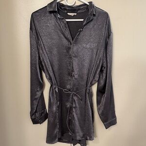 Silky Button-Up romper